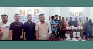 ভৈরবে জাতীয় নাগরিক পার্টির উদ্যোগে অসহায় পরিবারের মাঝে ঈদ বাজার বিতরণের দৃশ্য